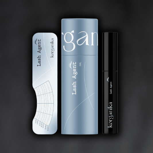 Korganika Lash Agent eyelash growth serum ALL-NATURAL ingredients PEPTIDE TECHNOLOGY