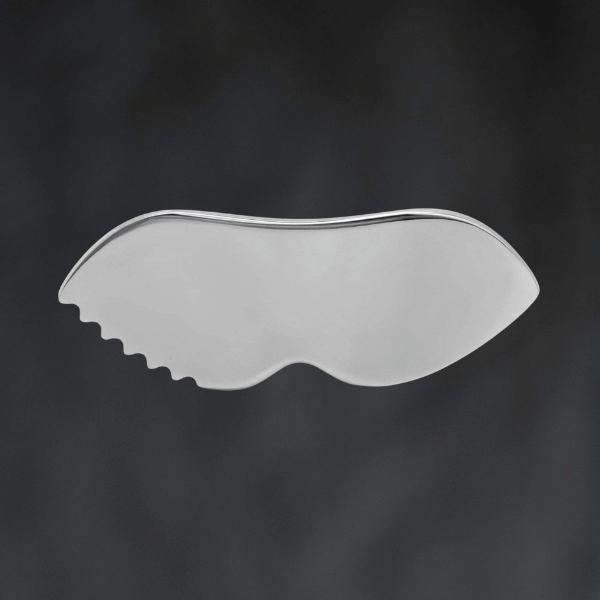 ANKROYU Gua Sha Facial Tools, Gua Sha Massage Board Comb Edge, 304 Stainless Steel Smoother Surfaces Gua Sha Tool for Body Care