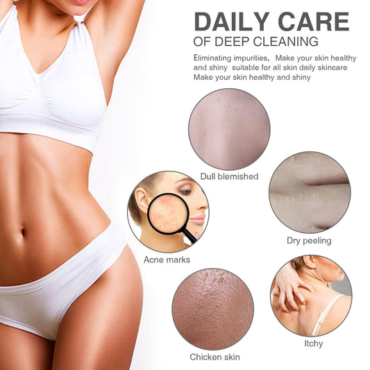 UJFQBH 3 Pieces African Bath Sponge African Net Long Net Bath Sponge Exfoliating Shower Body Scrubber Back Scrubber Skin Smoother,Great for Daily Use(Blue,Black,Off-White)