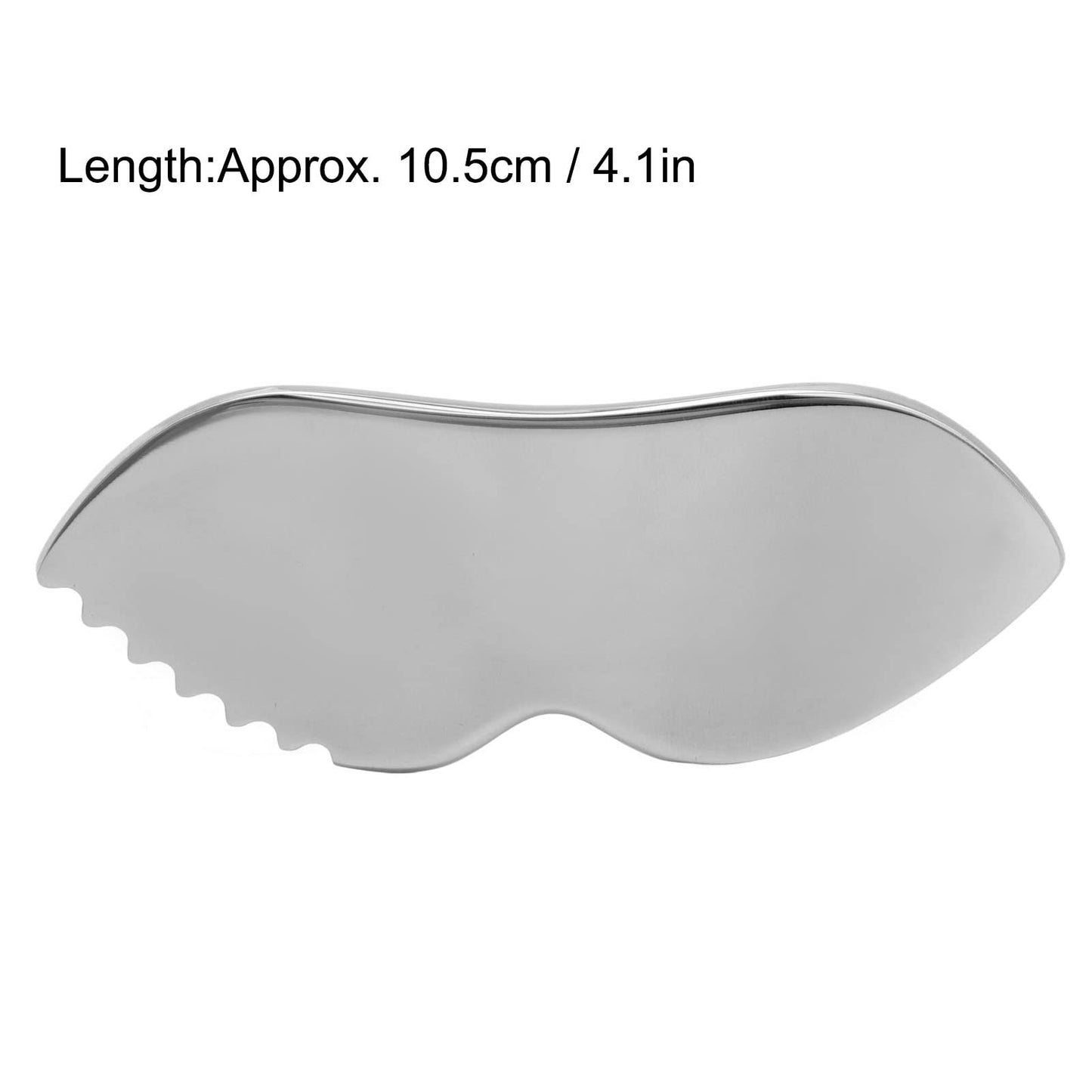 ANKROYU Gua Sha Facial Tools, Gua Sha Massage Board Comb Edge, 304 Stainless Steel Smoother Surfaces Gua Sha Tool for Body Care