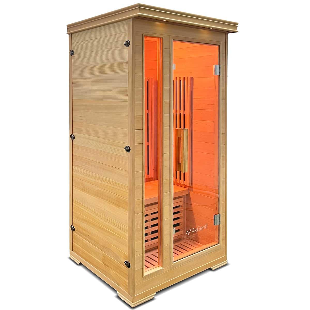 ReGen8 Solo V2 1 Person 1410W Infrared Sauna