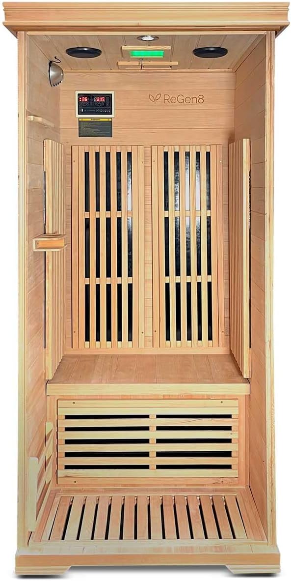 ReGen8 Solo V2 1 Person 1410W Infrared Sauna