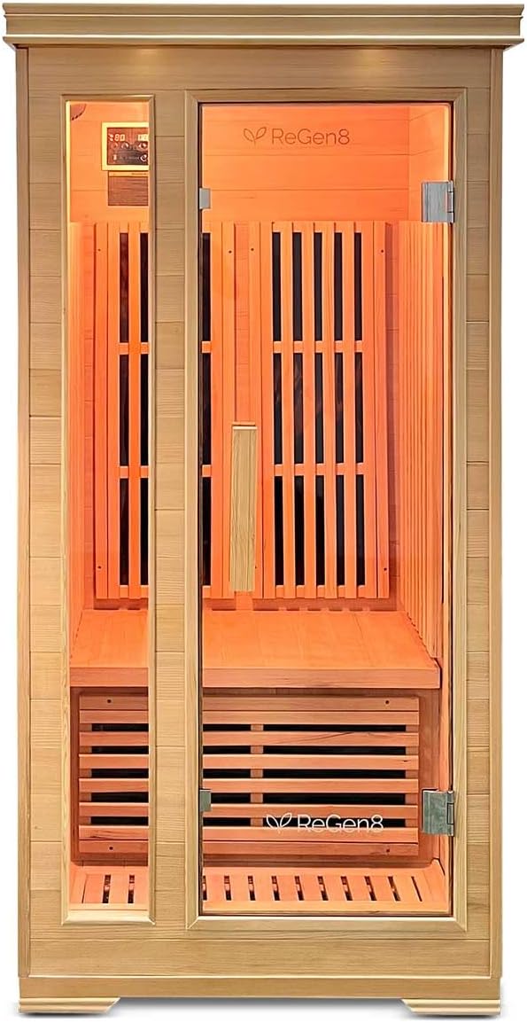 ReGen8 Solo V2 1 Person 1410W Infrared Sauna