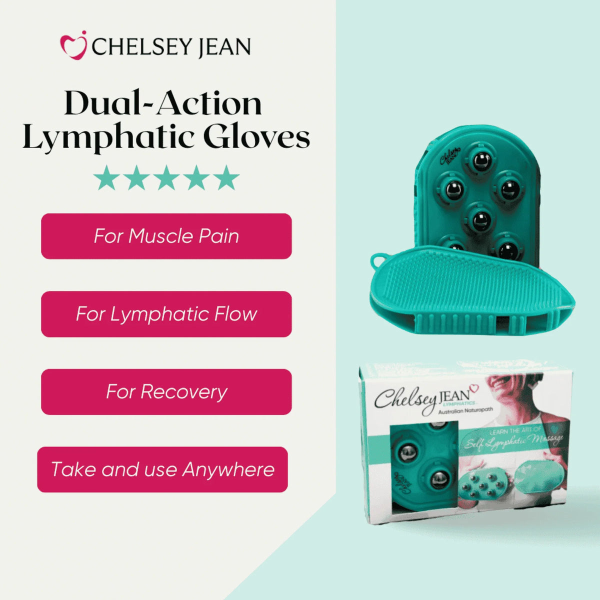 Dual Action Lymphatic Gloves